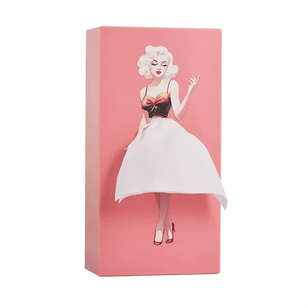 Cartoon Anime Girl Tissue Box