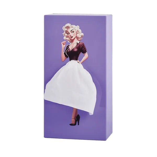 Cartoon Anime Girl Tissue Box