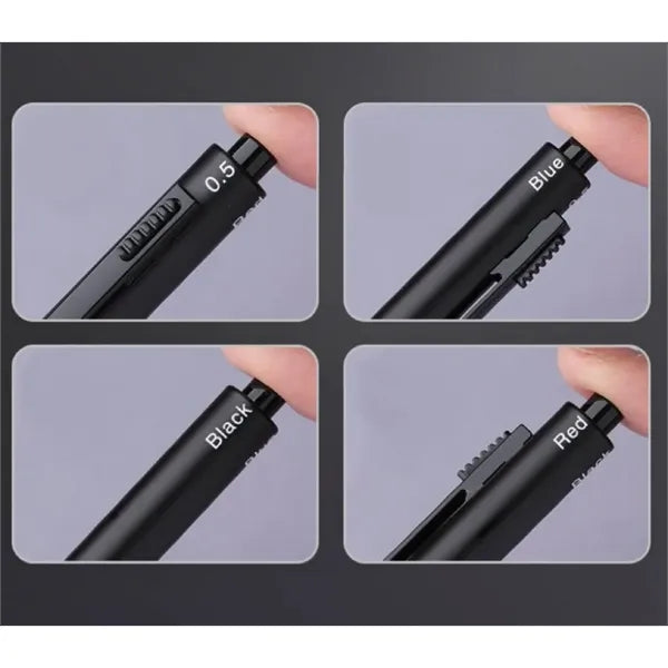 4-in-1 Multi-Color Click Pen
