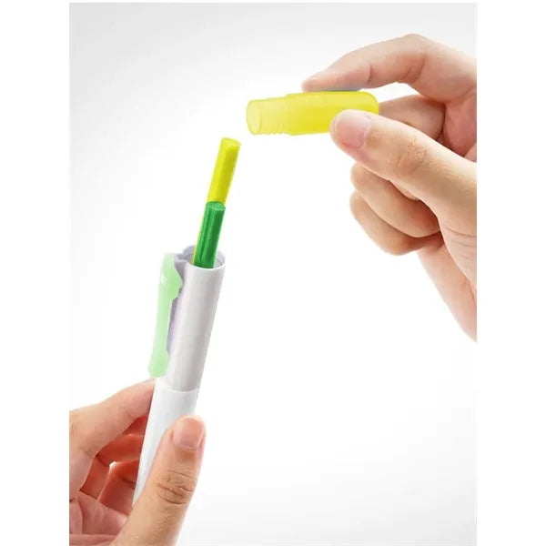 Dual-Tip Retractable Highlighter
