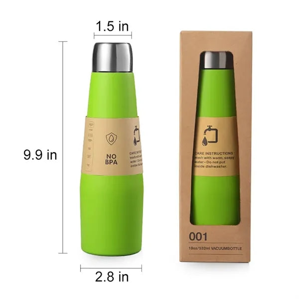18oz Stainless Steel Vacuum Insulated Thermos Wate Bottle