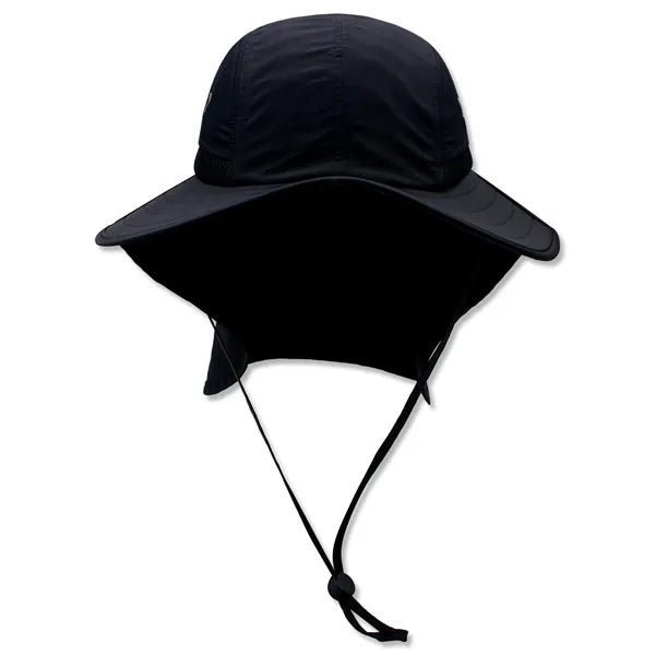 Safari boonie flap back hat with hidden pocket