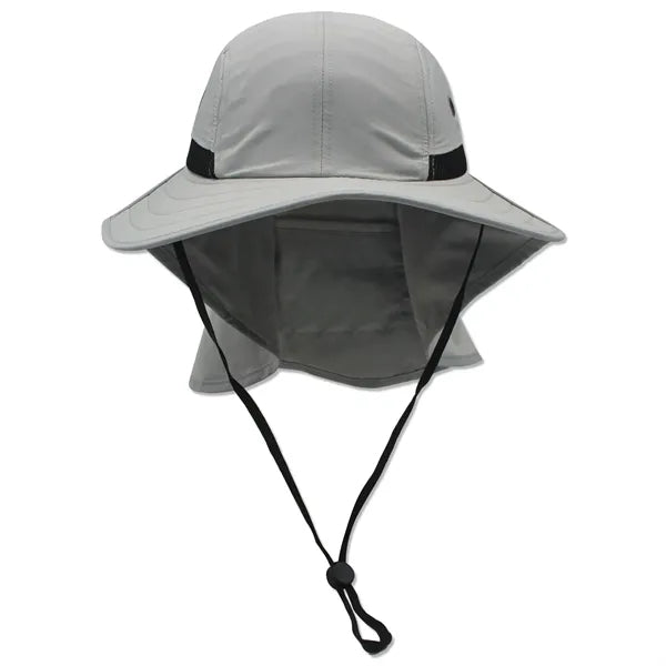 Safari boonie flap back hat with hidden pocket
