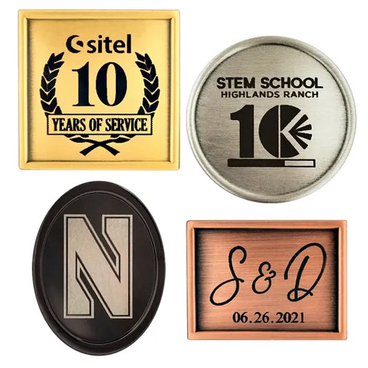Laser Etched Lapel Pin (1")