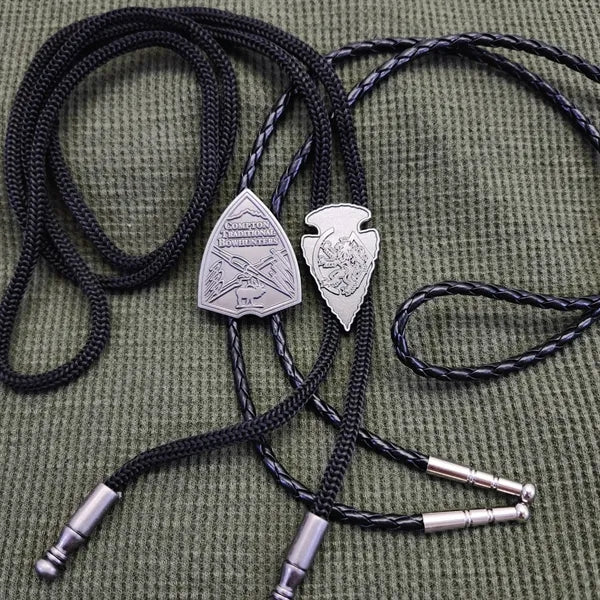 Die Struck Antique Plated Bolo Tie
