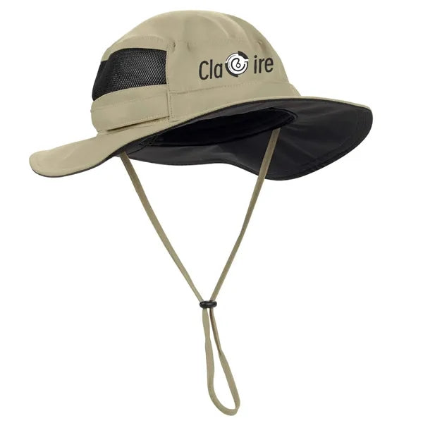 Unisex Wide Brim Outdoor Sun Hat With Adjustment Strap