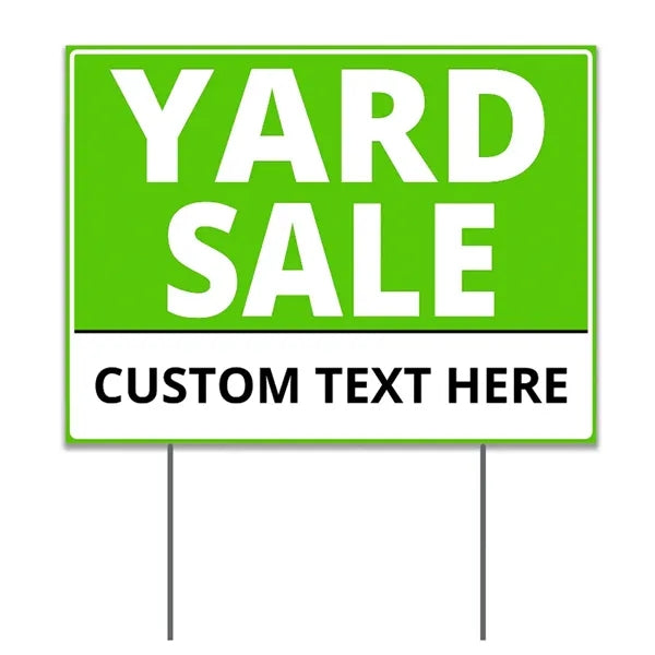 16x26 Yard Sale Signs