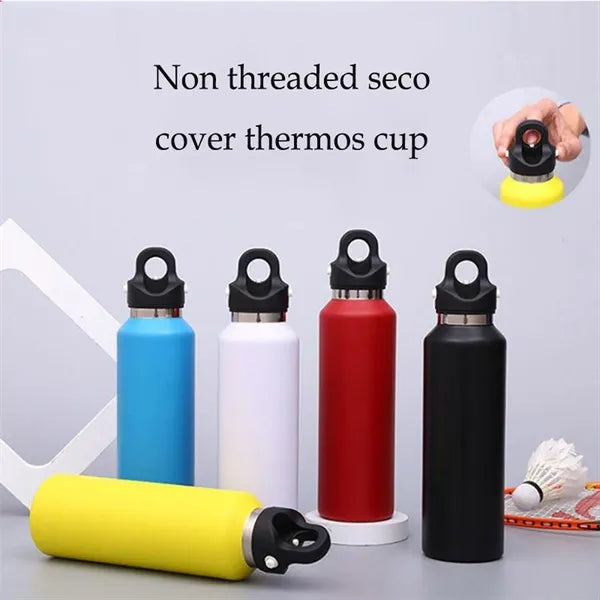 Double Lid Insulated Thermos Mug