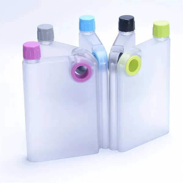 Slim Flat Transparent Water Bottle