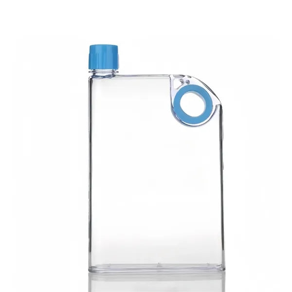 Slim Flat Transparent Water Bottle