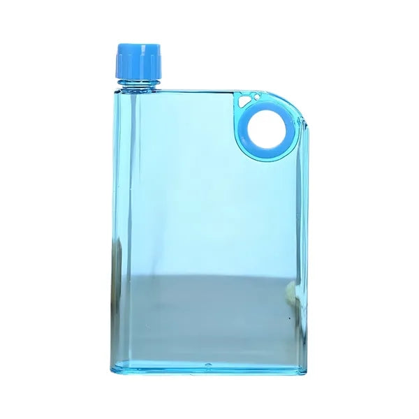 Slim Flat Transparent Water Bottle