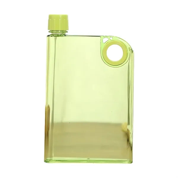 Slim Flat Transparent Water Bottle