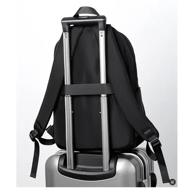 Waterproof Classic Basic Backpack - Black/Blue/Gray