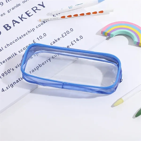 Transparent PVC Pencil Case for Students