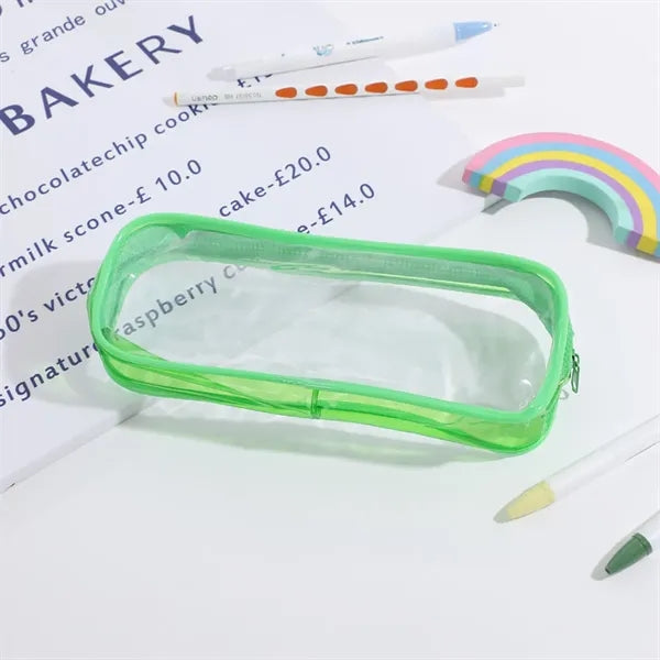 Transparent PVC Pencil Case for Students