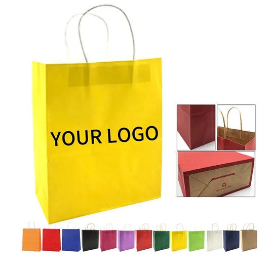 Coloured Kraft Paper Tote