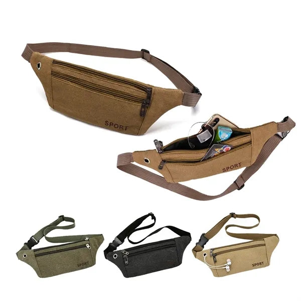 Sling Bag Canvas Waist