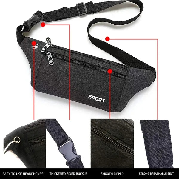 Sling Bag Canvas Waist