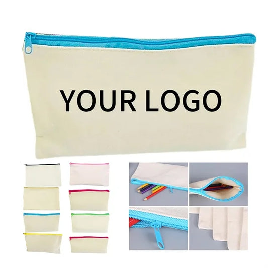 Canvas Zipper Pouch Cotton