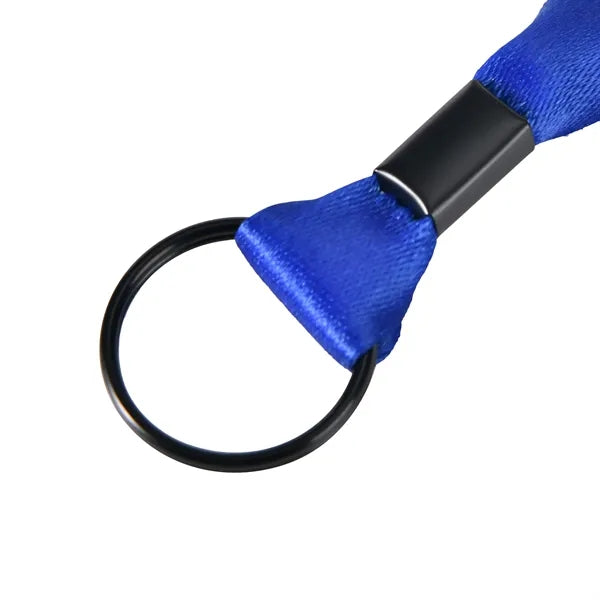 Full-Color Polyester Lanyard with Metal Attachment