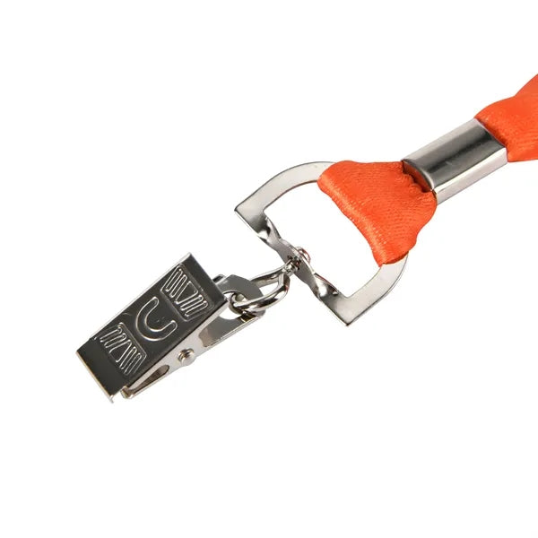 Full-Color Polyester Lanyard with Metal Attachment