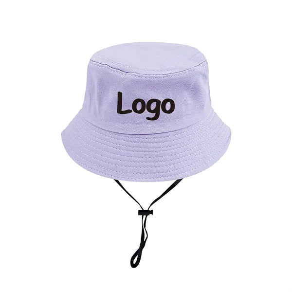 Adjustable Cotton Bucket Hat for Adults with Sun Protection