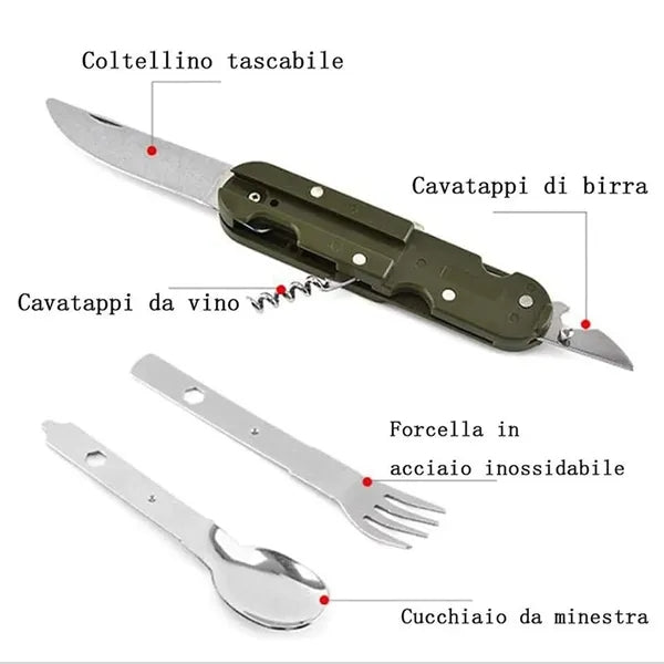 Portable Camping Dinnerware Set