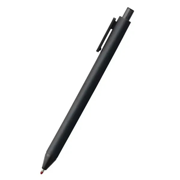 Solid Trim Click Stick Ballpoint Pen with Pocket Clip
