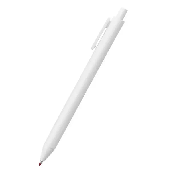 Solid Trim Click Stick Ballpoint Pen with Pocket Clip