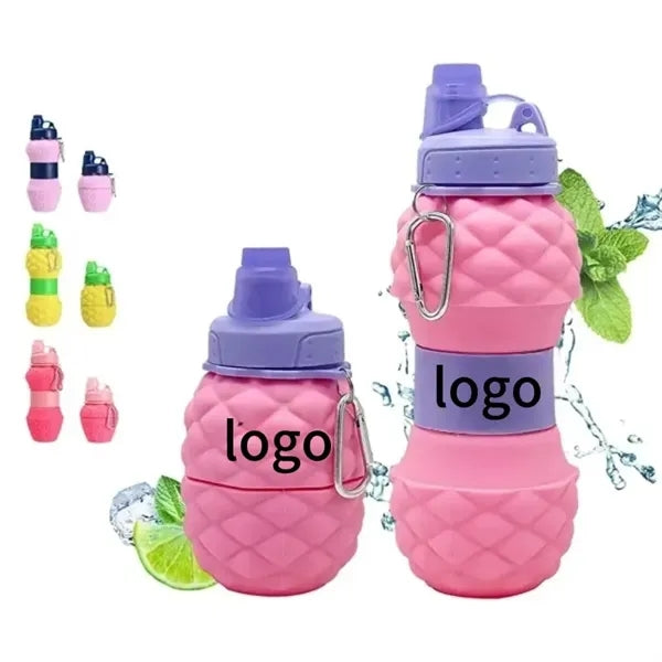 Fruit Collapsible Portable Foldable Travel Water Bottle