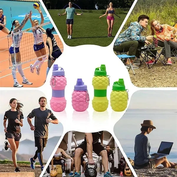 Fruit Collapsible Portable Foldable Travel Water Bottle