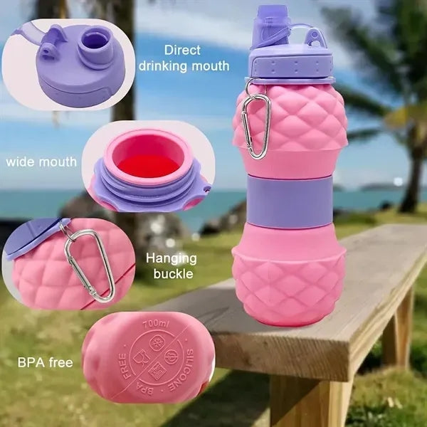 Fruit Collapsible Portable Foldable Travel Water Bottle
