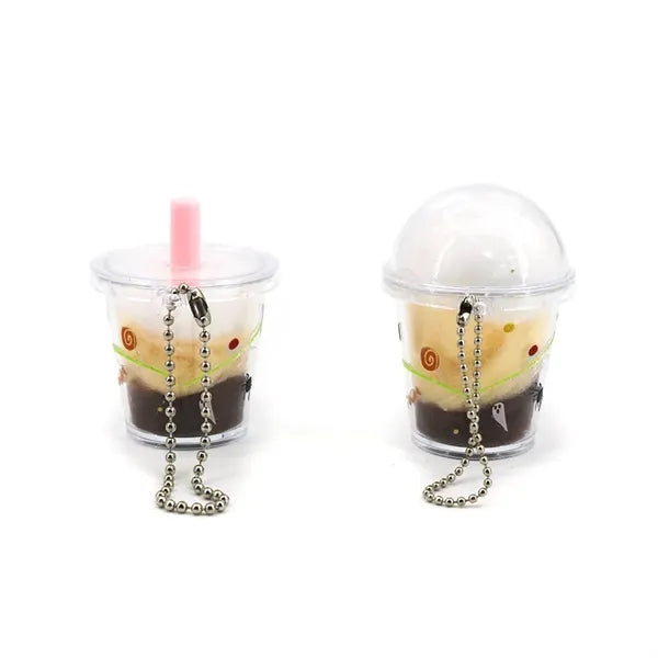 Simulation Milk Tea 3D Keychain