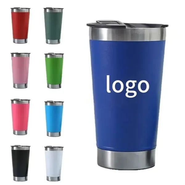 Stainless Steel Beer Mug with Bottle Opener-Keep cold or Hot