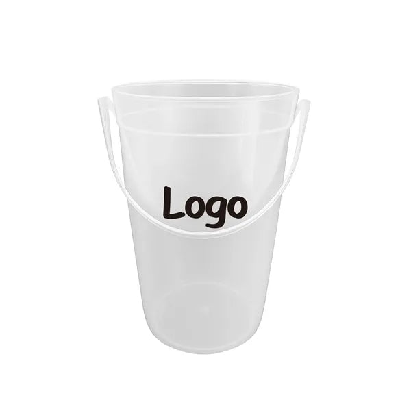 50 oz Plastic Ice Bucket with Handle for Parties and Events