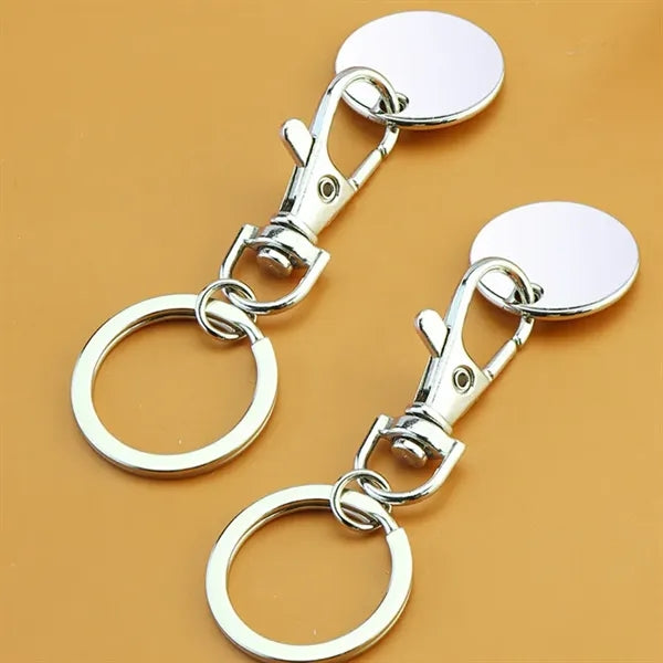 Shopping Trolley Token Keyring
