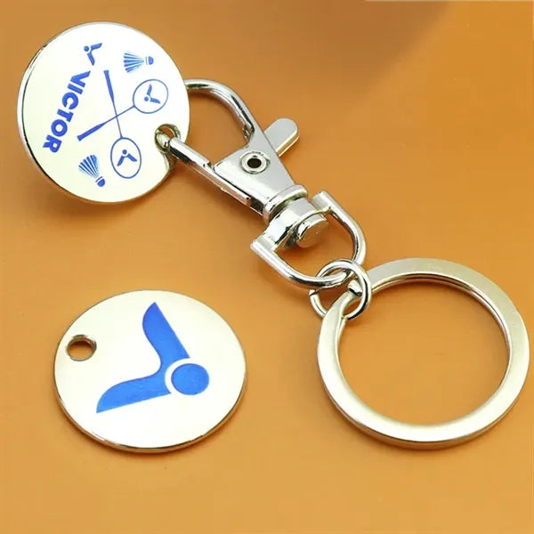 Shopping Trolley Token Keyring