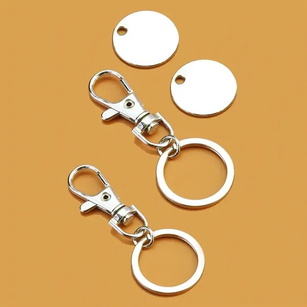 Shopping Trolley Token Keyring