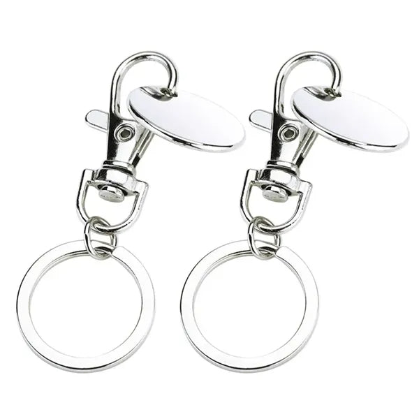 Shopping Trolley Token Keyring