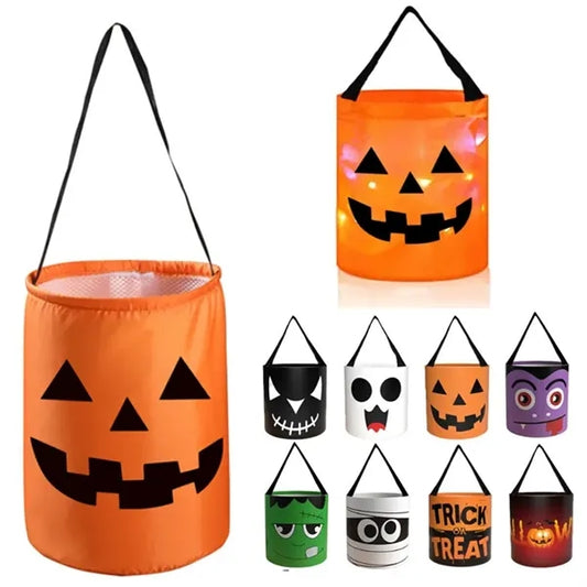 Halloween LED Light Up Trick Or Treat Bags