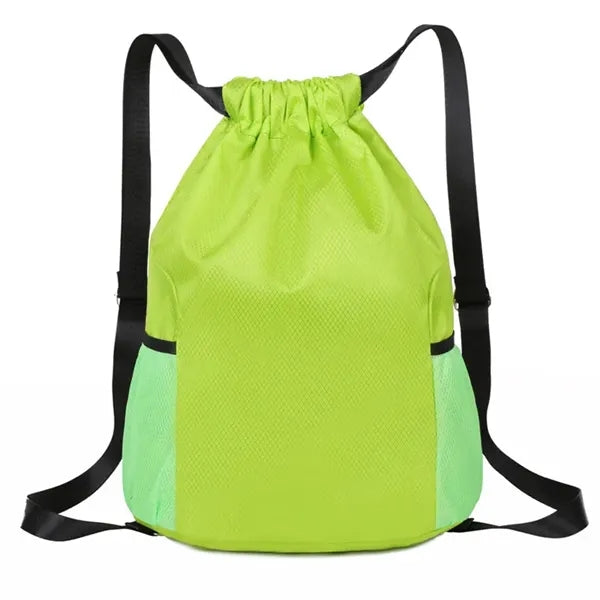 Sports Drawstring Backpack Water Resistant String Bag