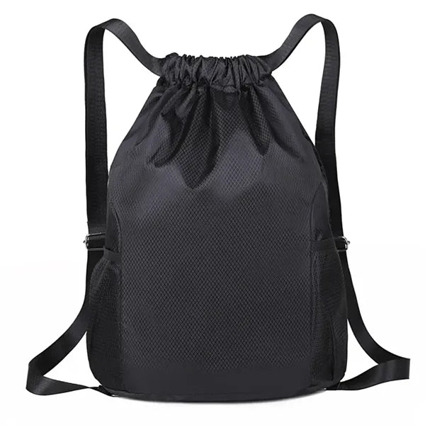 Sports Drawstring Backpack Water Resistant String Bag