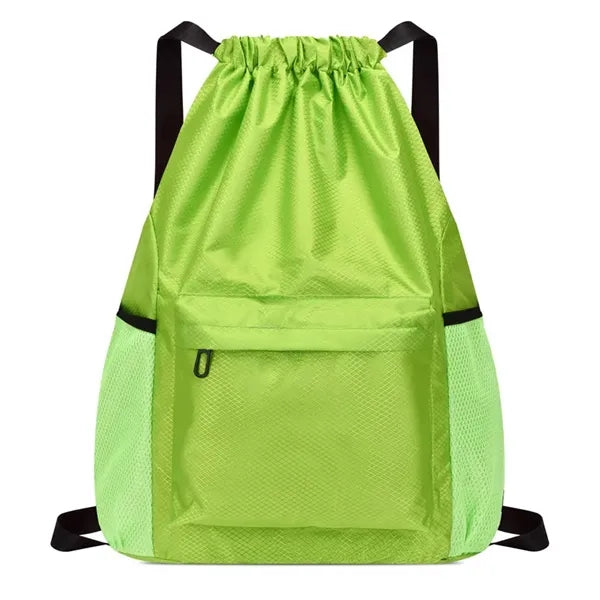 Sports Drawstring Backpack Water Resistant String Bag