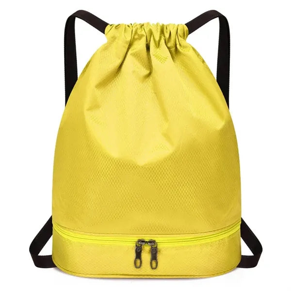 Waterproof Unisex Drawstring Backpack Sports Gym Bag