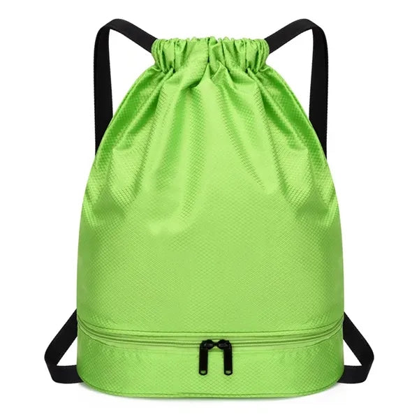 Waterproof Unisex Drawstring Backpack Sports Gym Bag