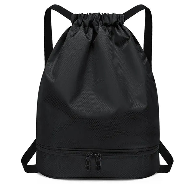 Waterproof Unisex Drawstring Backpack Sports Gym Bag