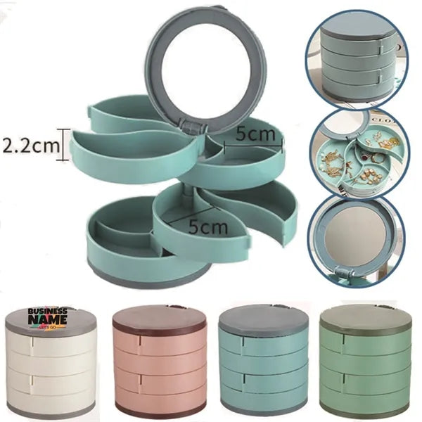 Rotating Jewelry Organizer Box