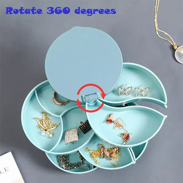 Rotating Jewelry Organizer Box
