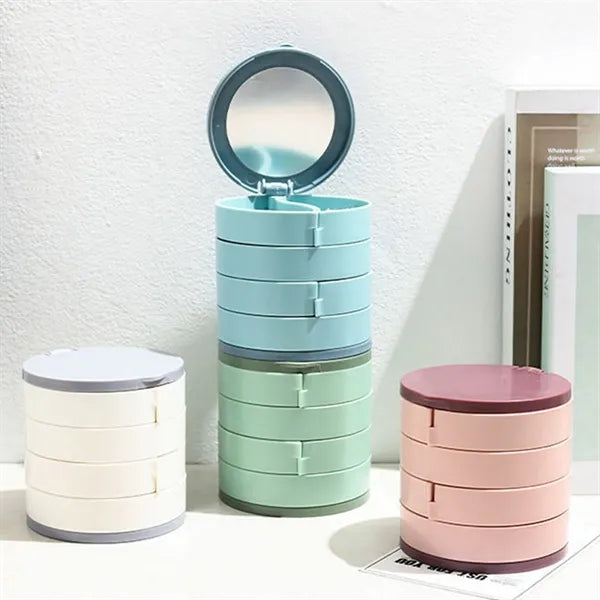 Rotating Jewelry Organizer Box