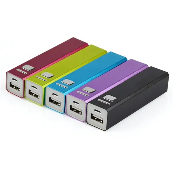2600 mAh Portable Square Tube Power Bank